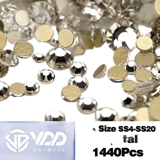 Mix Cristal Transparente 3d - 1440 Pcs