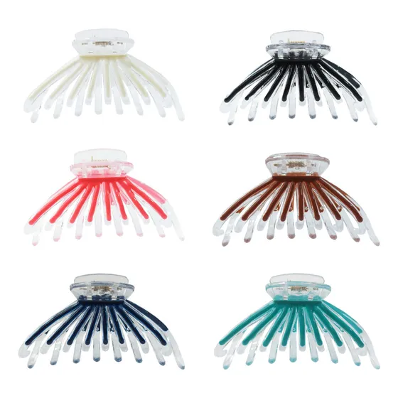 Pinche Tiburón Cabello Transparente / Linea Color/ Clásico