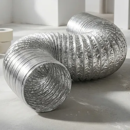 Duto Aluminizado Flexível 150mm 6 Pol Exaustor Coifa 10 Mts