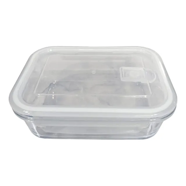 Taper De Vidrio 1030 Ml Con Tapa Hermética Transparente