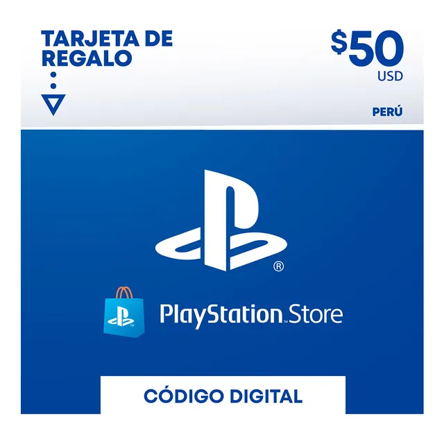 Tarjeta Gift Card Psn 50$ Peru Digital