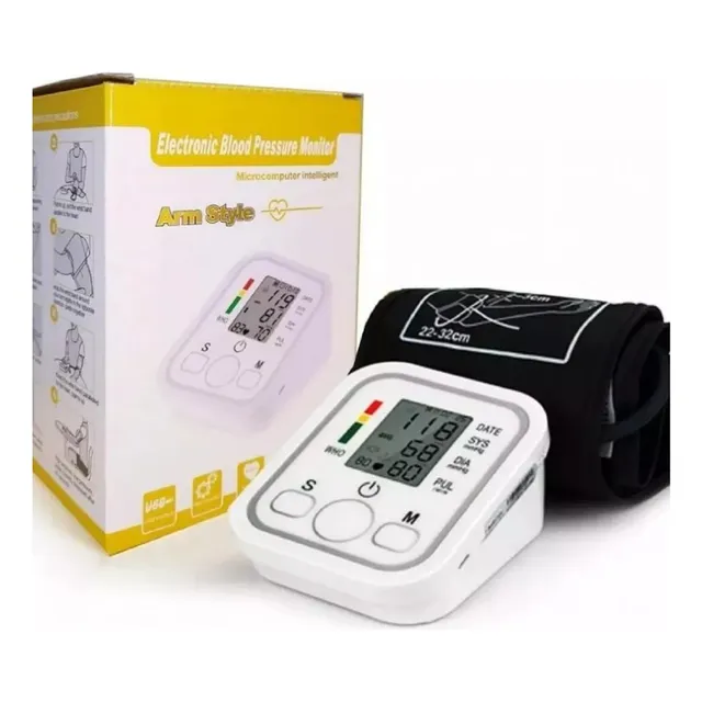 Medidor De Presion Digital De Brazo Inteligente Usb Tensiome