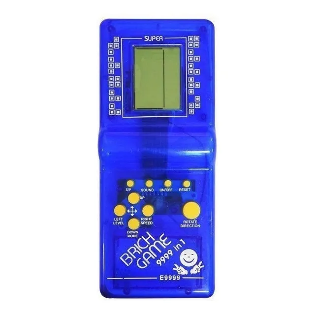 Consola Brick Game 9999 in 1 Standard color azul transparente 1980