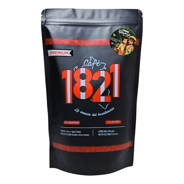 Café En Grano Tostado Medio Amazonas Premium 500g