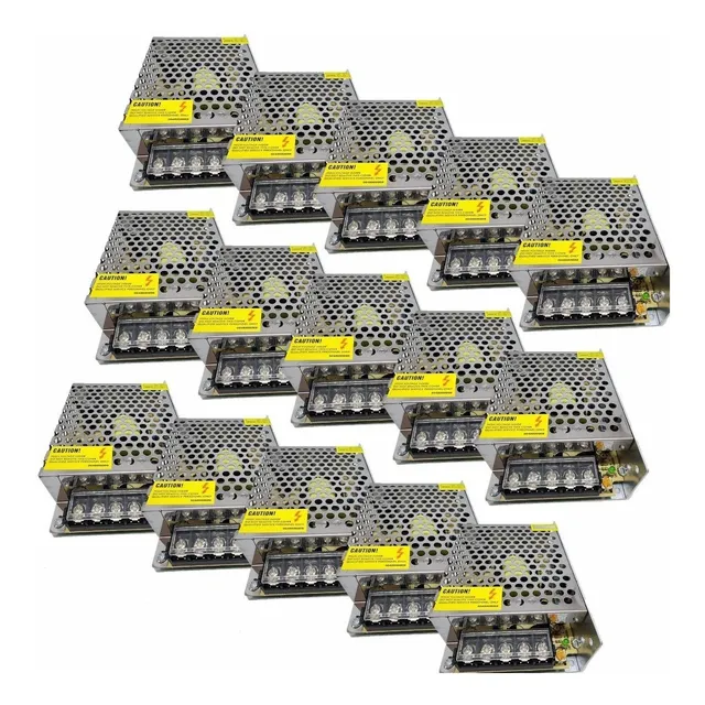 Transformador Fuente Poder Driver 12v 5a 60w Pack 15 Piezas