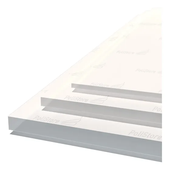 Policarbonato Compacto De 2mm Transparente - 1500mm X 1000mm