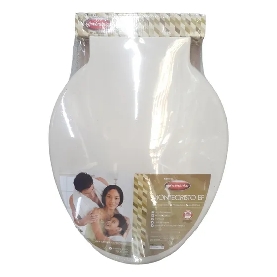 Tapa Para Poceta Elongada Beige Venceramica 
