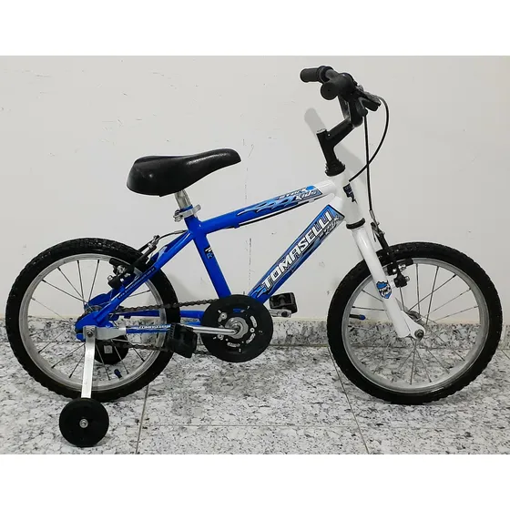 Bicicleta Usada R14 Exc. Estado Casi Nueva Para 4a6 Años Azul 14 "