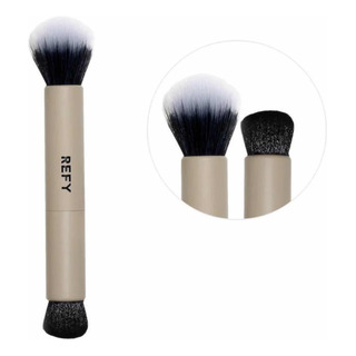 Refy Brocha De Maquillaje Dúo Face Brush Multiusos Original Refy Brocha De Maquillaje Dúo Face Brush Multiusos Original