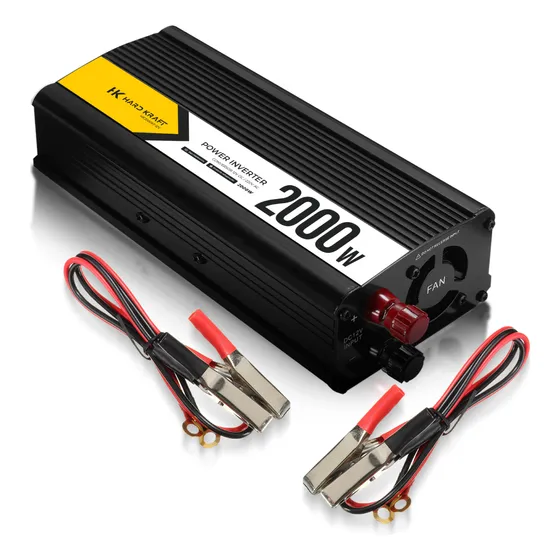 Inversor Hard Kraft HK2000XT-12V Conversor Transformador 12v A 220v 2000w Auto Coche