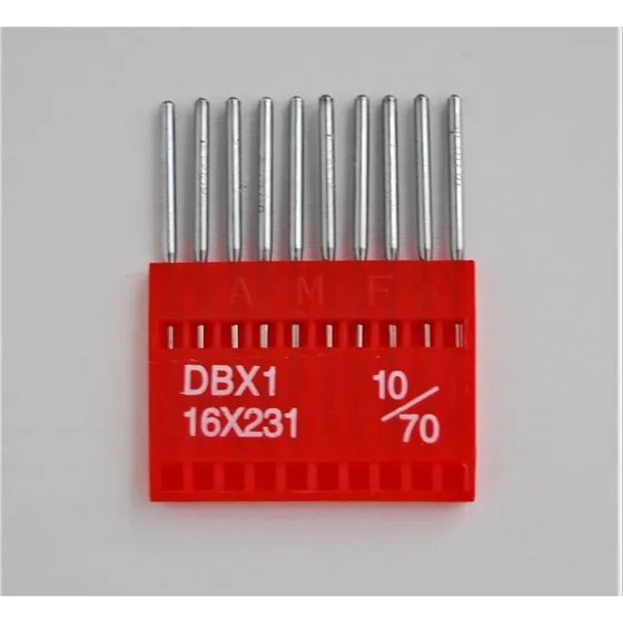 Aguja Para Maquina Recta Industrial Dbx1 16x231 Amf X10unid. Color 70/10