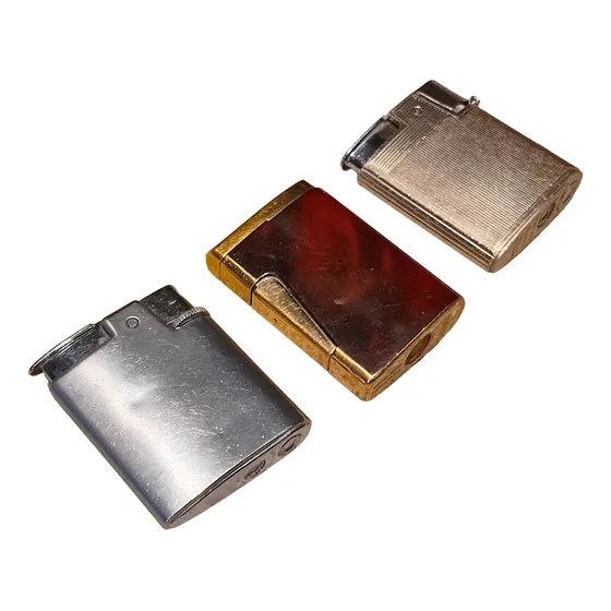 Encendedores Ronson Antiguos 3 Funcionando Importados Leer !