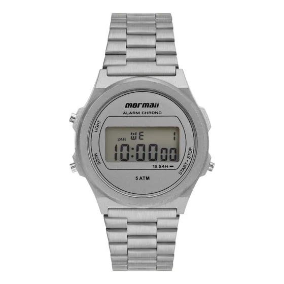 Relógio Mormaii Feminino Vintage Prata - Mo13034a/7k