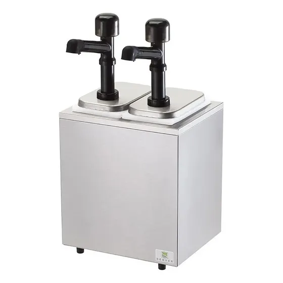 Dispensador Salsa Fria 2 Bombas Plastic Server 79850 Q. Xavi