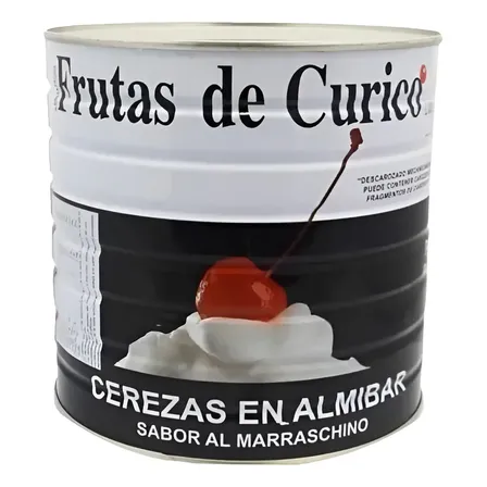 Cereja Em Calda Curico Ao Marrasquino Sem Talo 3,1kg
