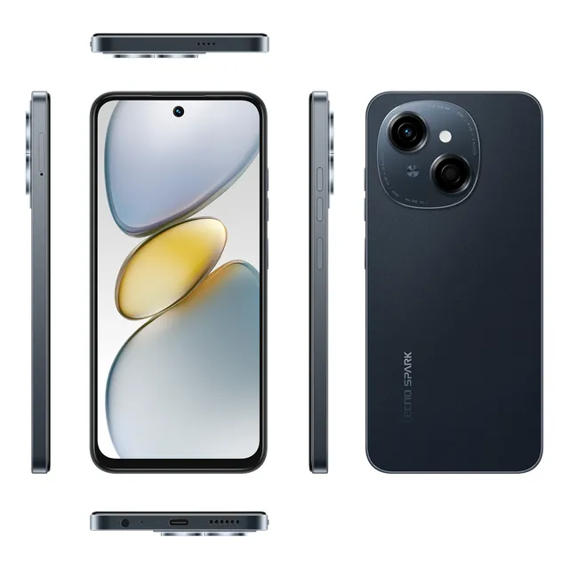 Celular Tecno Spark Go 1 Dual Sim De 3 Gb + 64 Gb, Negro