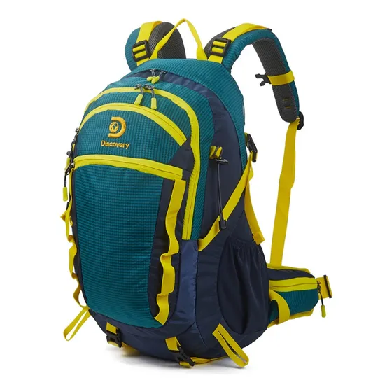 Mochila Viaje Camping Discovery Portanotebook Camelback 35l Color Azul Diseño De La Tela Liso