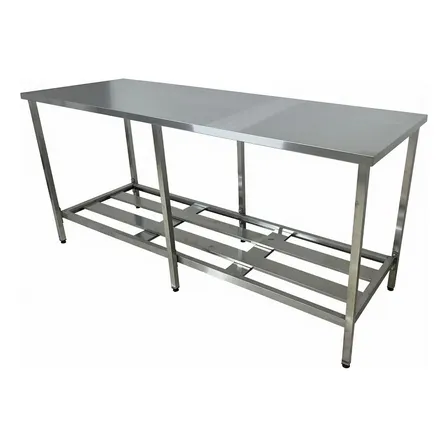 Mesa De Inox Nortinox 190cm X 70cm X 90cm