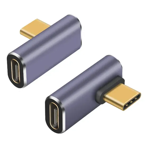 Adaptador Cupla Usb Tipo C Angulo 90 Grados Cruz M-h Usb-c | Cuotas sin interés