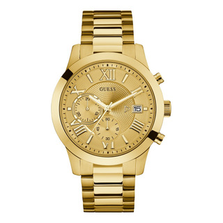 Reloj Cronógrafo Guess De Acero Inoxidable En Tono Dorado U0 Reloj Cronógrafo Guess De Acero Inoxidable En Tono Dorado U0