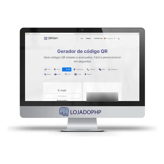 Script Site Gerador Qr Code Php - Envio Rápido 24h