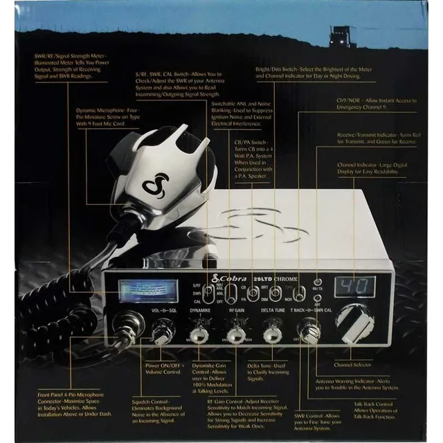 Radio Cb Cobra 29 Ltd Cromado