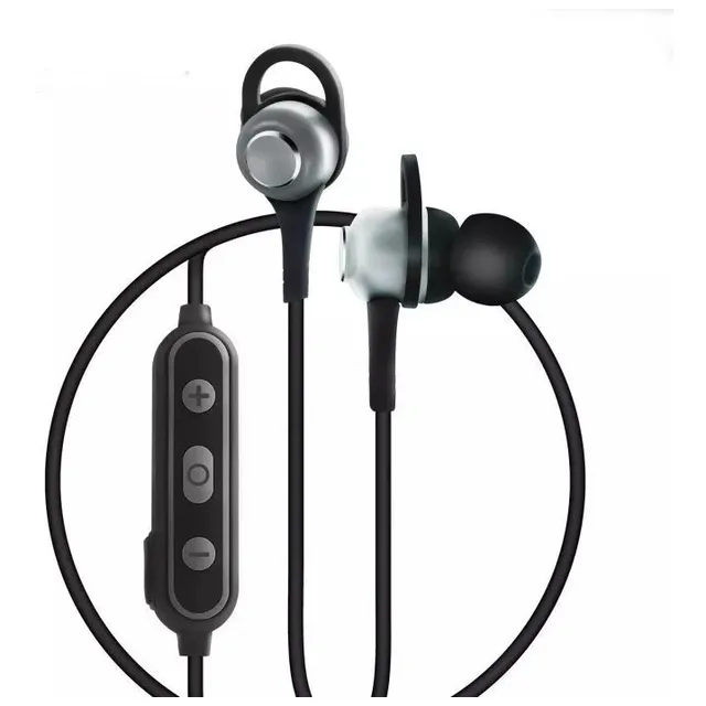 Auriculares Bluetooth Con Microfono Cliptec 106 Gris Backup