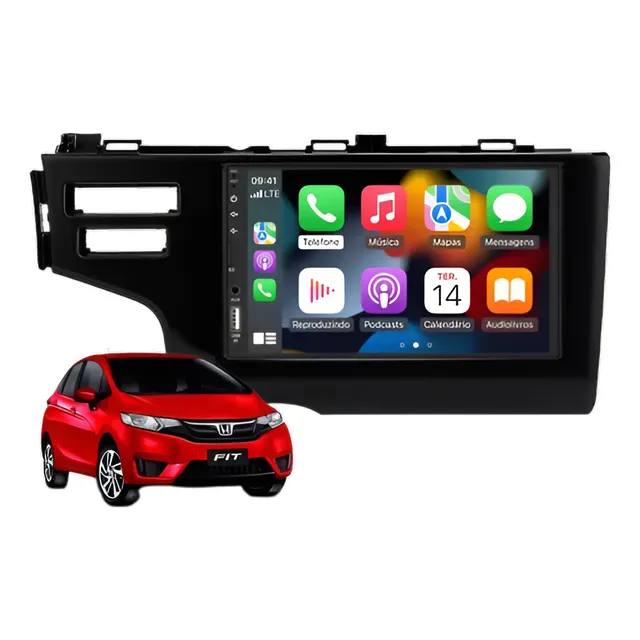 Radio Multimedia Honda Fit Android Carplay Camara Hd