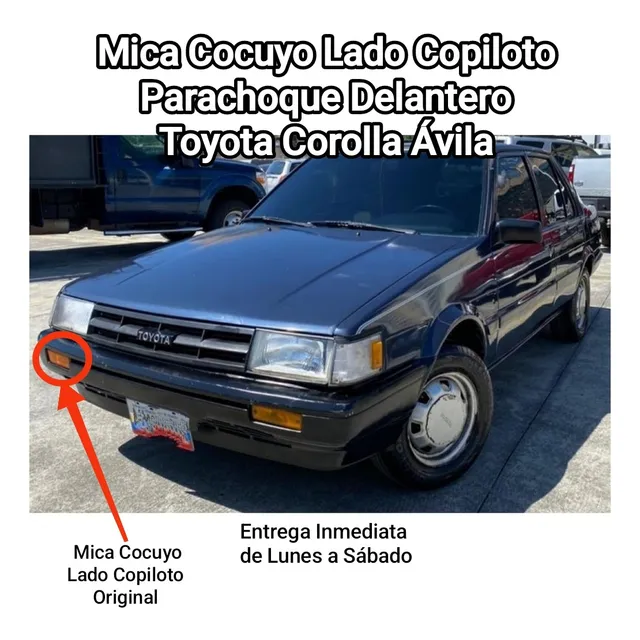 Mica Cocuyo Rh Parachoque Delantero Toyota Corolla Ávila