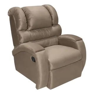 Poltrona Cadeira Imperial Zero Wall Balanço Giro Massageador Cor Chocolate 377 Poltrona Cadeira Imperial Zero Wall Balanço Giro Massageador Cor Chocolate 377