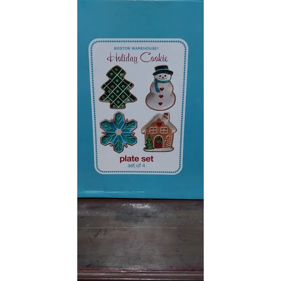 Set De  Platos Decorativos De Navidad