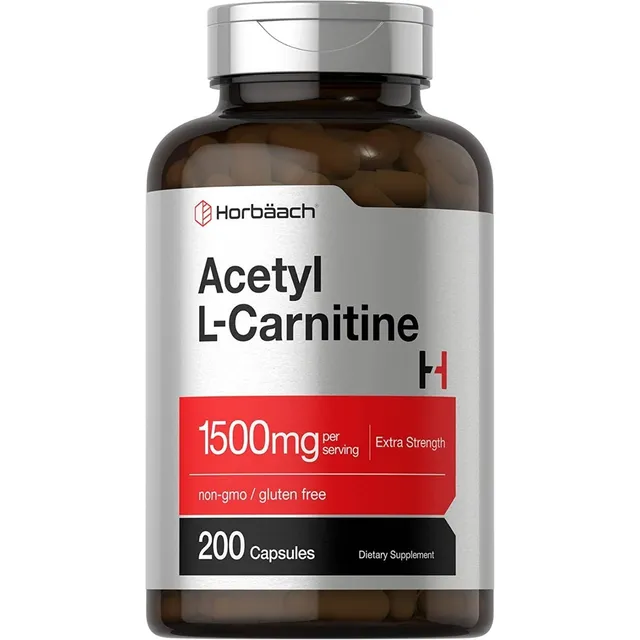 Acetyl L-carnitine 1250mg 180 Capsulas Apoyo Cerebral