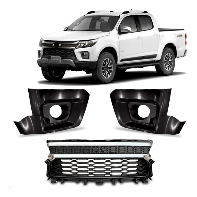 Kit Grades Parachoque S10 2021 A 2024 Trailblazer S/ Emblema