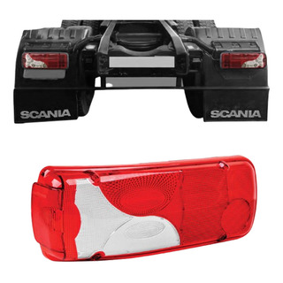 Lente Lanterna Traseira L.e Compativel Com Scania Botinha Lente Lanterna Traseira L.e Compativel Com Scania Botinha