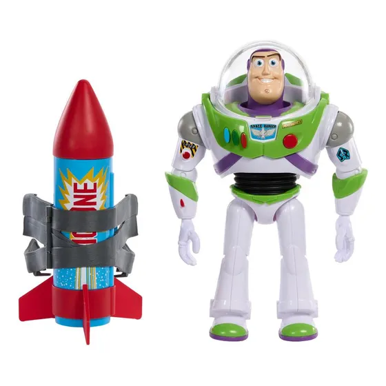 Figura Buzz Lightyear Toy Story Con Cohete 12''