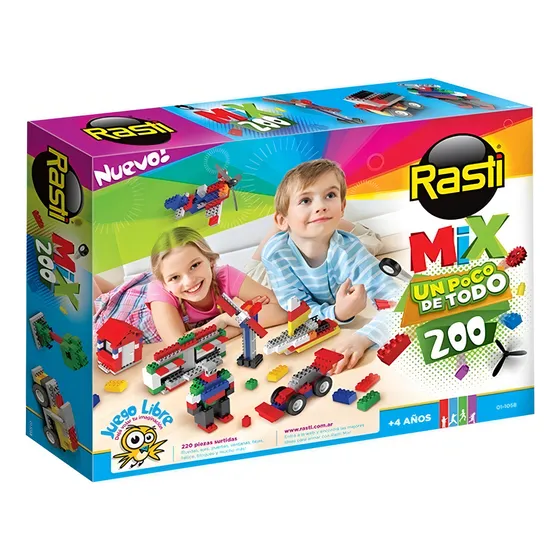 Rasti Mix 01-1058 Ladrillitos 200 Piezas