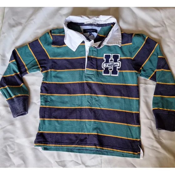 Chemise Niño Talla 4 Tommy Hilfiger .usado