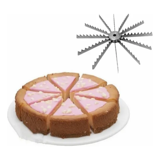 Pica Tortas  En 8 Partes. Aluminio