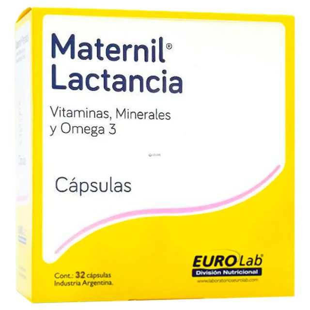 Maternil Lactancia Cubre Requerimientos Nutricionales 32caps