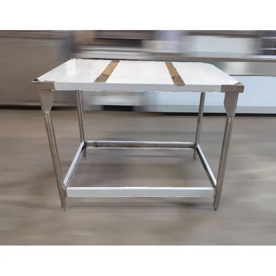 Mesa O Tope De Trabajo Industrial En Acero Inoxidable