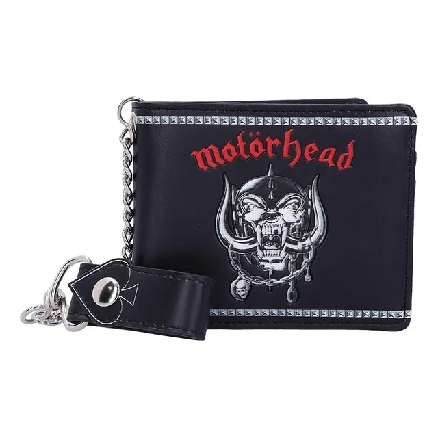 Carteira Nemesis Now Motorhead Preto De Couro Sintético - 4.65 X 6.1 X 1.26