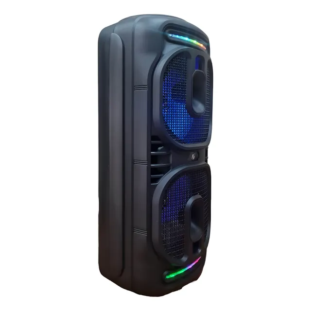 Bocina Grande Amplificada 8 X 2 Pulgadas Bt, Usb, Fm, Aux. 