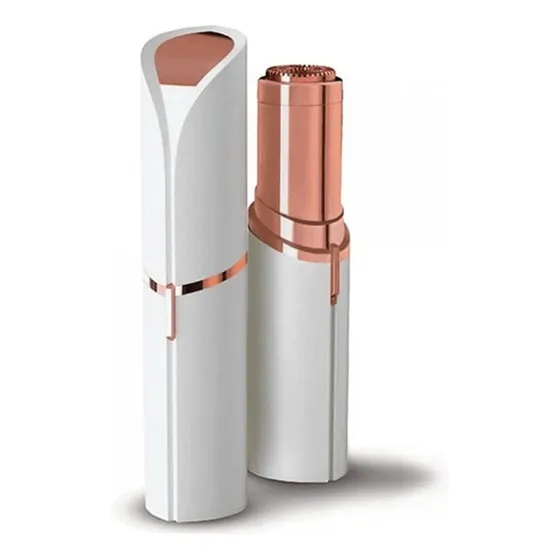 Depiladora Facial Recargable Portatil Sin Dolor Color Blanco