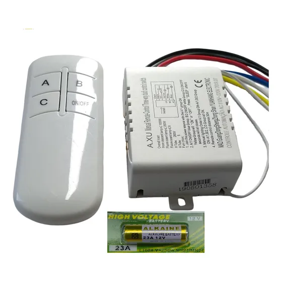  Interruptor  Controle  Remoto  Lâmpadas Lustres Bivolt 