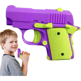 Mini Pistola De Juguete Impresa En 3d, Fidget Toys Adultos Mini Pistola De Juguete Impresa En 3d, Fidget Toys Adultos