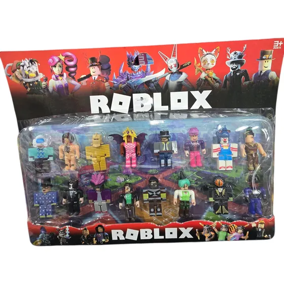 Set Blíster Kit X 16  Roblox Muñecos Juguetes Articulados