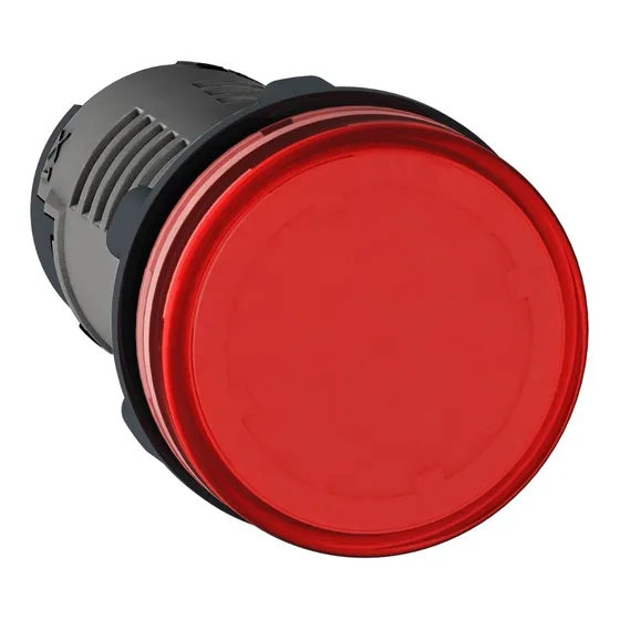 Boton Luz Piloto Redondo 22mm Color Rojo Easyline Schneider
