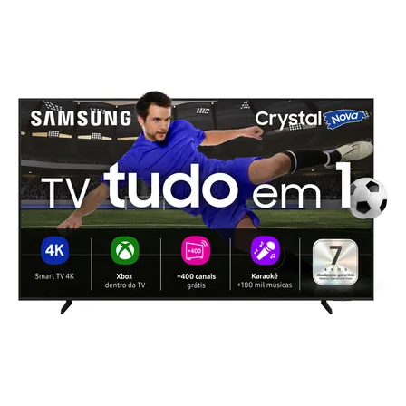 📺 UPGRADE 4K PARA SUA SALA

*Smart Tv Samsung U8100f Crystal Uhd 4k 2025 43 Preto*  
~R$ 2.399,00~ → *R$ 1.710,00*  
💥 *28% OFF*

✅ Imagem Crystal UHD 4K para cores mais vivas e nítidas  
✅ Design elegante que valoriza seu ambiente  
✅ Smart TV com sistem