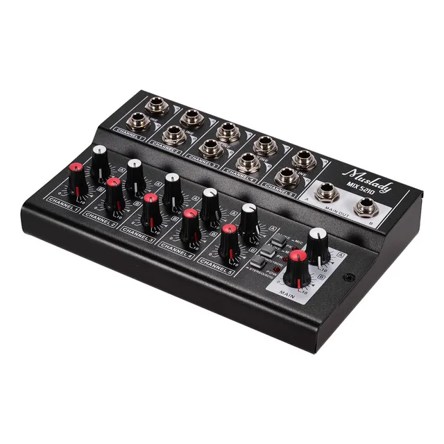 Muslady Mix5210 - Consola De Mezcla De 10 Canales(audio Dig)