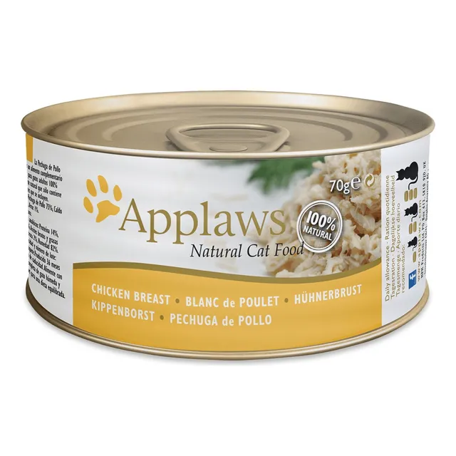 Pate Gato Applaws Premium Pechuga De Pollo 70g